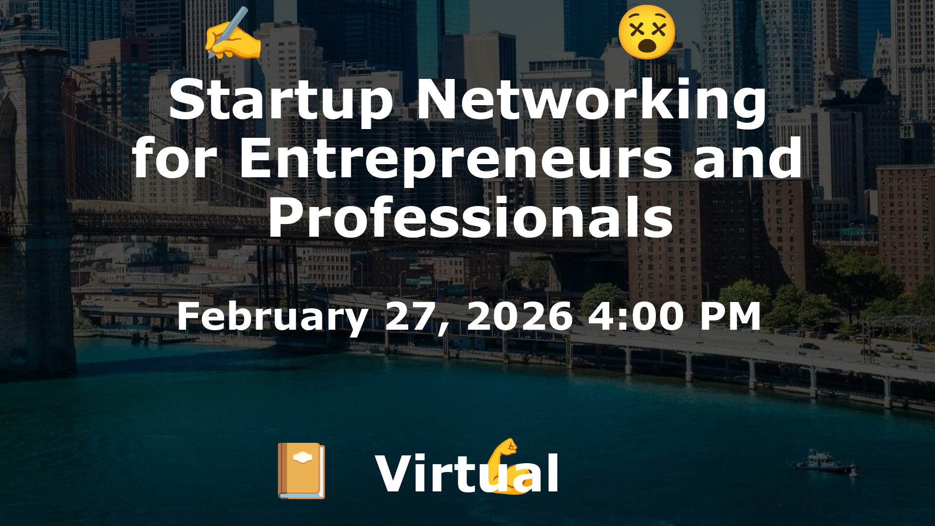 Startup Networking for Entrepreneurs and Professionals event image